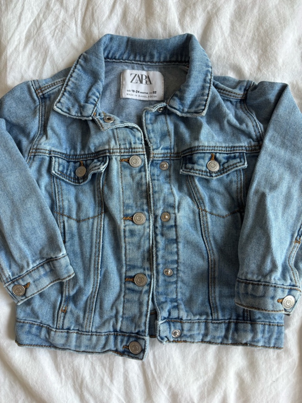 Zara Kids Light Blue Denim Jacket